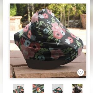 Go by Goldbug 5- in-1 vintage floral nursing cover scarf cart cover canopy